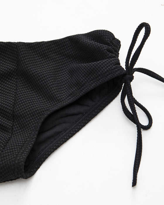 【OUTLET】BILLABONG レディース 2WAY WAFFLE BIKINI ビキニ BLK 【2024年春夏モデル】