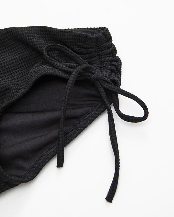 【OUTLET】BILLABONG レディース 2WAY WAFFLE BIKINI ビキニ BLK 【2024年春夏モデル】