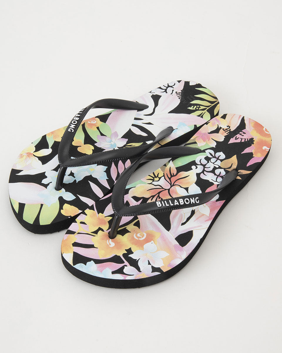 【OUTLET】BILLABONG レディース 【SURF CAPSULE】 FLIP FLOPS PRINT ビーチサンダル 【2024年