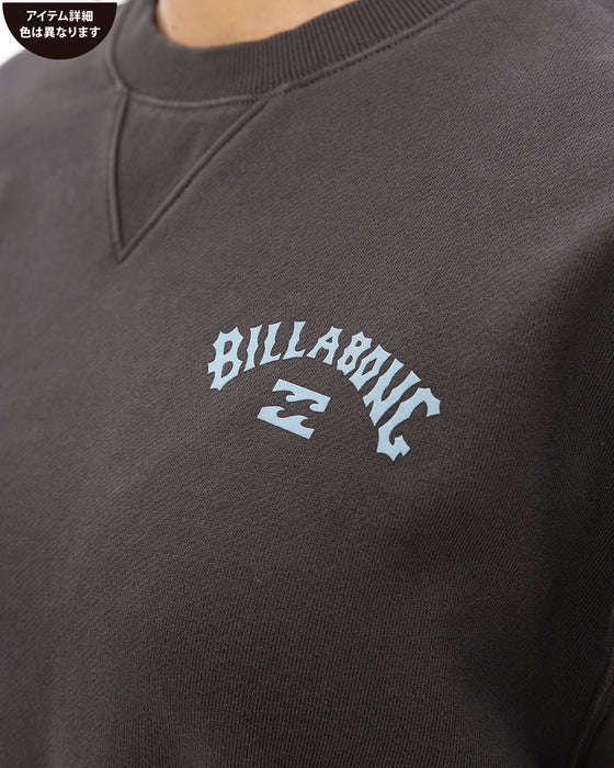 BILLABONG レディース ARCH LOGO SWEAT CREW トレーナー MQM0 【2024年秋冬モデル】 L / MQM0