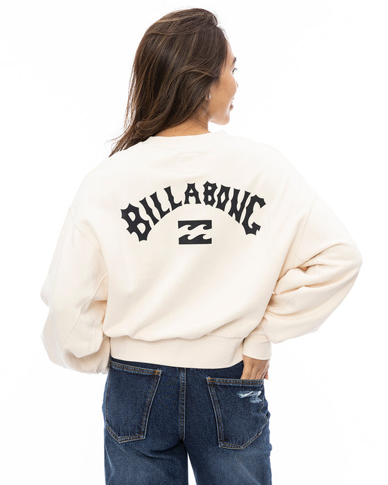 BILLABONG レディース ARCH LOGO SWEAT CREW トレーナー WCP 【2024年秋冬モデル】 L / WCP