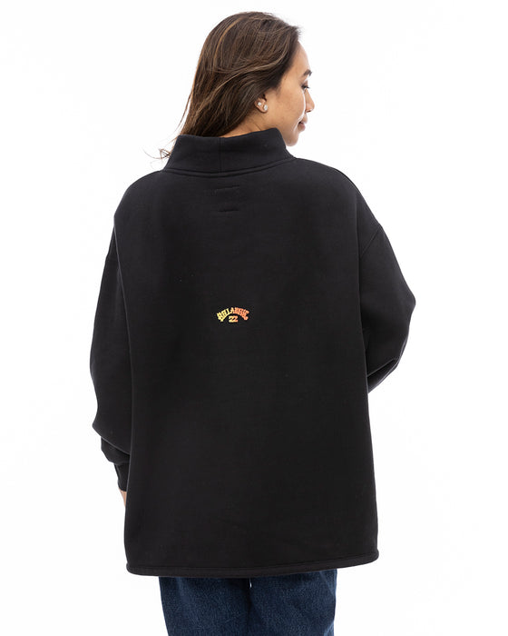 BILLABONG レディース OFF TURTLE SWEAT SHI トレーナー BLK 【2024年秋冬モデル】 M / BLK