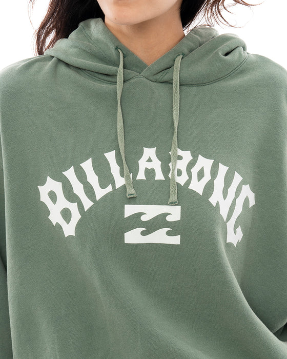 【SALE】BILLABONG レディース ARCH LOGO SWEAT PARK パーカー GQV0 【2024年秋冬モデル】