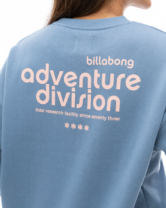 BILLABONG レディース ADIV WR SWEAT CREW トレーナー BKQ0 【2024年秋冬モデル】 L / BKQ0