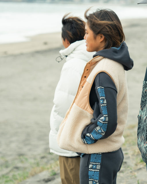 【極美品】MORABITO BLANC パーカー　フーディ　ベージュ　ロゴ MORABITO（モラビト）パーカー 白 サイズ:38(S位) レディース