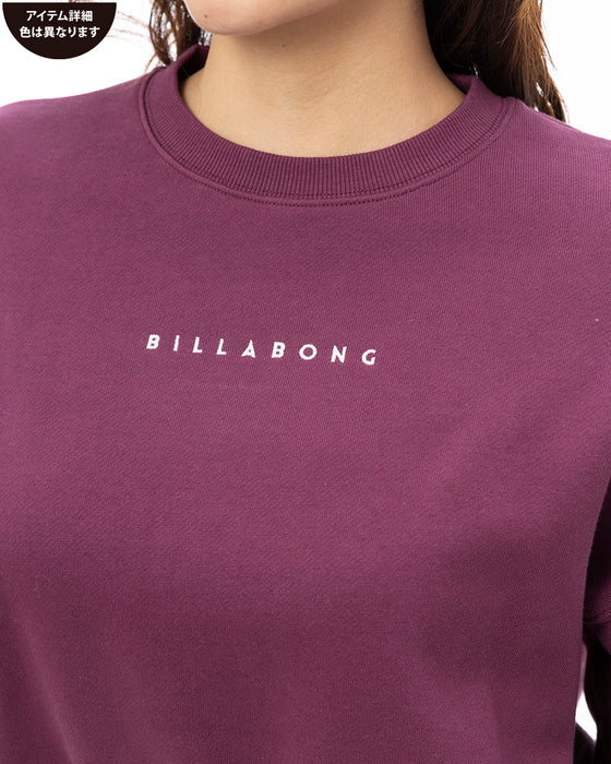 BILLABONG レディース SLEEVE LINE SWEAT CR トレーナー GQV0 【2024年秋冬モデル】 L / GQV0