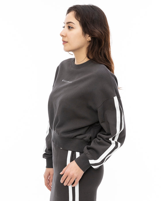 BILLABONG レディース SLEEVE LINE SWEAT CR トレーナー OFB 【2024年秋冬モデル】 L / OFB