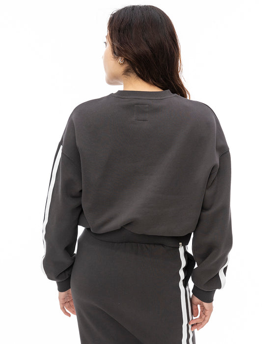 BILLABONG レディース SLEEVE LINE SWEAT CR トレーナー OFB 【2024年秋冬モデル】 L / OFB