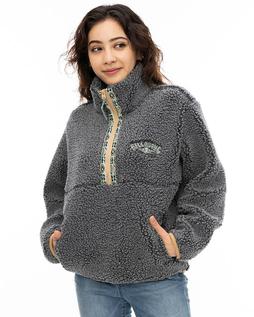 OUTLET】BILLABONG レディース HORIZON MOCK NECK ボアフリース