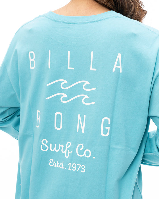 BILLABONG レディース SOFT CLEAN LOGO LOOS ロンＴ BZH0 【2024年秋冬モデル】 L / BZH0