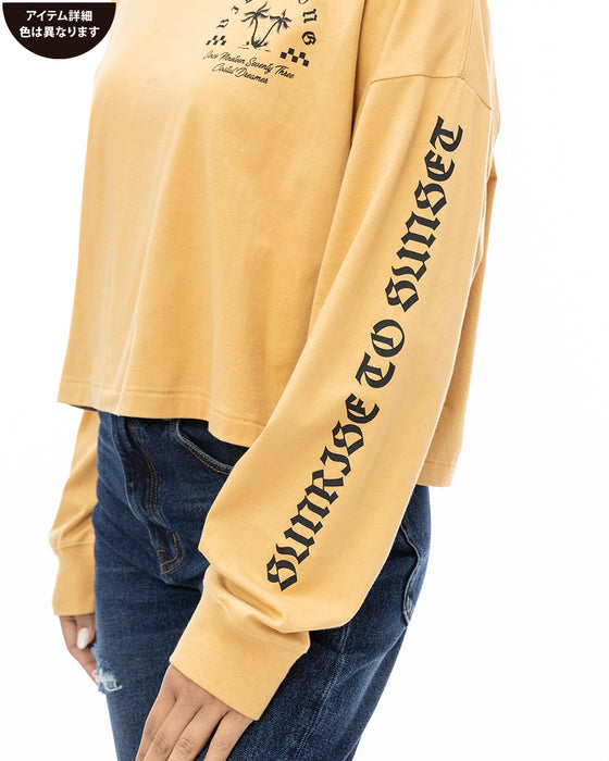 BILLABONG レディース SUNDAY SESH LS TEE ロンＴ SCS 【2024年秋冬モデル】 L / SCS