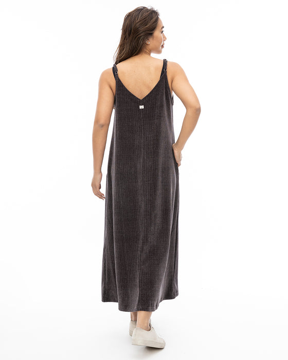 【OUTLET】BILLABONG レディース KNIT CORD ONEPIECE ワンピース BLK 【2024年秋冬モデル】