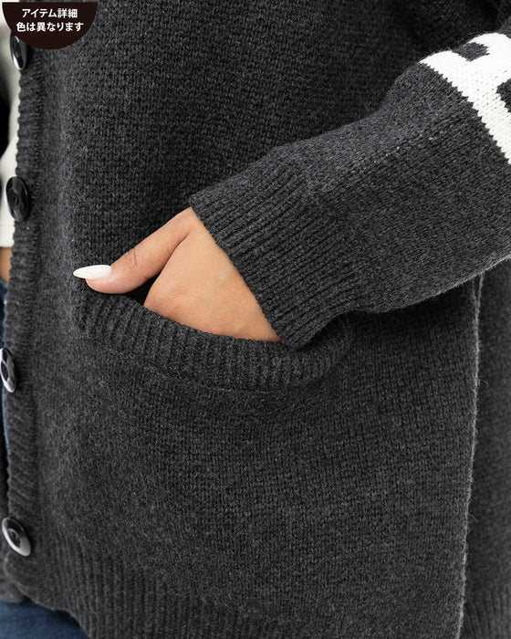 【OUTLET】BILLABONG レディース LOGO JACQUARD SWEATE セーター BLK 【2024年秋冬モデル】