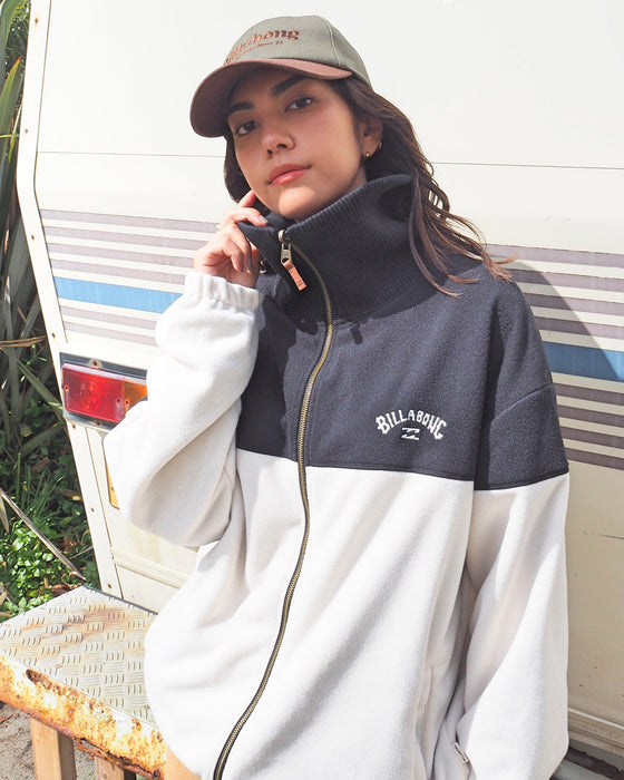 billabong レディース knit fleece 人気 スウェットジャケット