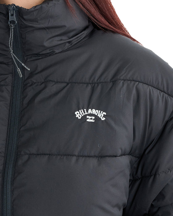 【OUTLET】BILLABONG レディース STAND COLLAR PUFF JACKET ジャケット MAG 【2024年秋冬モデル】