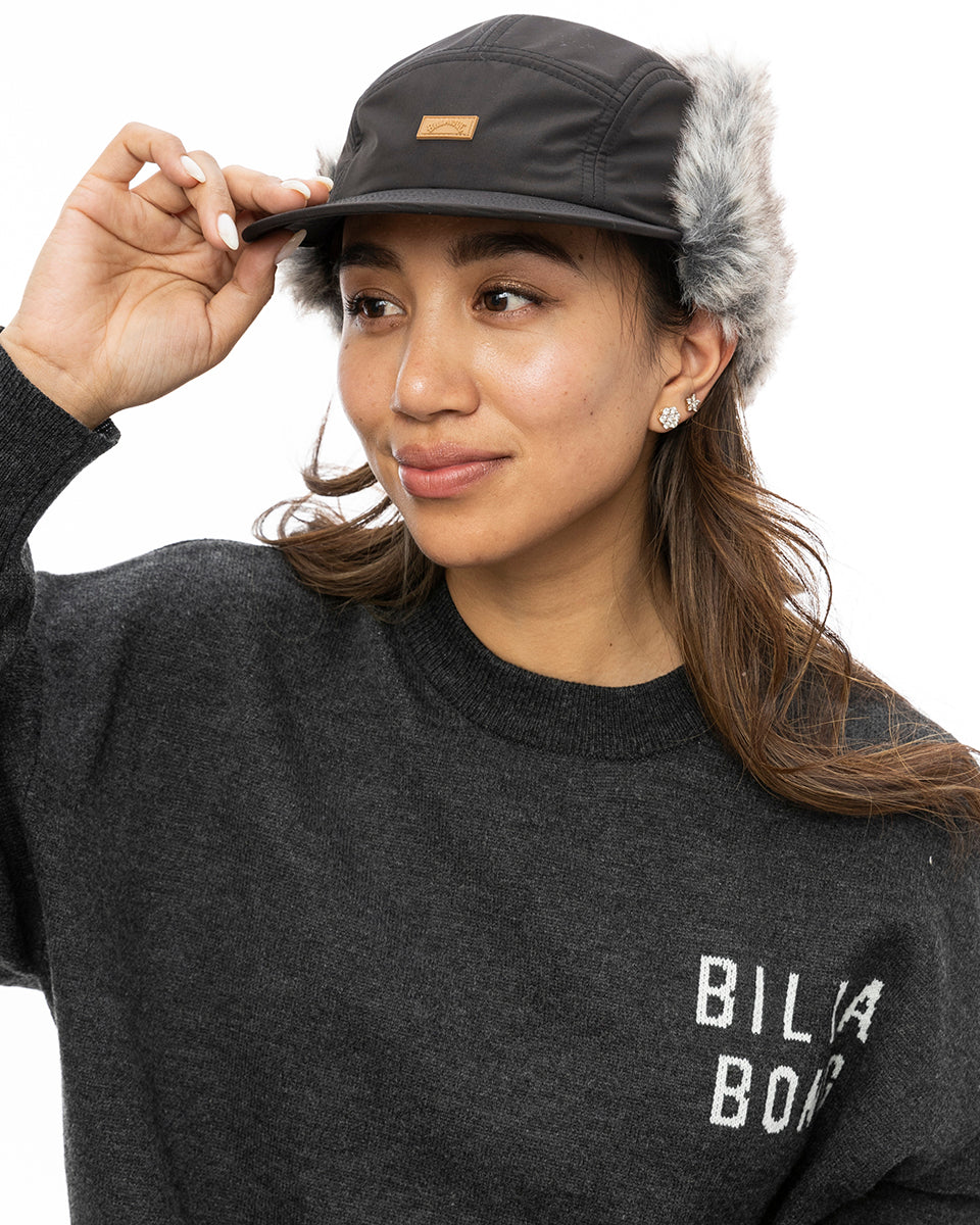 BILLABONG レディース ADIV TRAPPER CAP キャップ BLK 【2024年秋冬モデル】