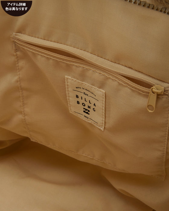 BILLABONG レディース DREAMAWAY SHERPA バッグ NAT 【2024年秋冬モデル】 F / NAT