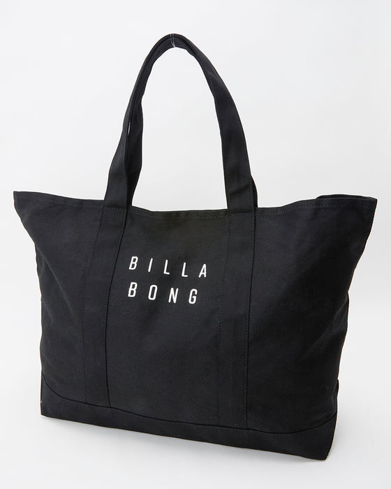 BILLABONG レディース BIG TOTE BAG バッグ BLK 【2024年秋冬モデル】