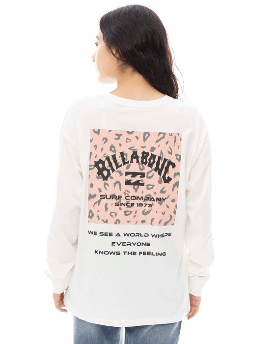 【SALE】【直営店限定】BILLABONG レディース PATTERN LOGO LS TEE ロンＴ SCS 【2024年秋冬モデル】