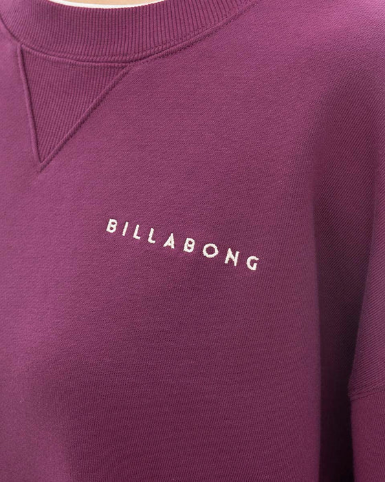 【SALE】【直営店限定】BILLABONG レディース FAKE LAYERD SWEAT CR トレーナー MQM0 【2024年秋冬モデル】