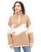 BILLABONG レディース BOA HALF ZIP SWEATER セーター BEG 【2024年秋冬モデル】 L / BEG