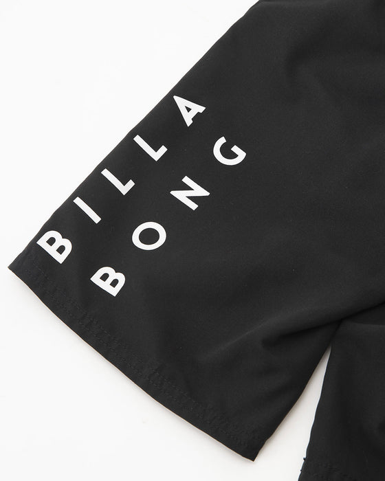 【OUTLET】BILLABONG キッズ ALL DAY TRUNKS ボードショーツ/サーフトランクス BLK (90~150) 【2024年春夏モデル】