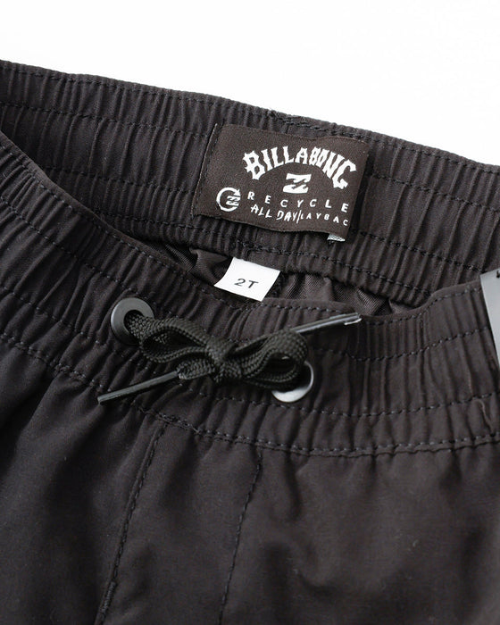 【OUTLET】【直営店限定】BILLABONG キッズ 【LAYBACK】 ALL DAY LB ボードショーツ/サーフトランクス  (90~130) 【2024年春夏モデル】