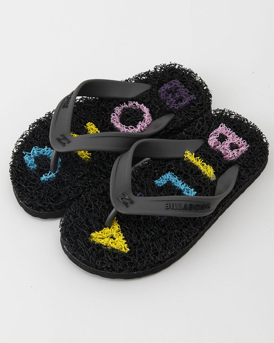 OUTLET】BILLABONG キッズ NOODLE WIRE LOGO サンダル (18~24) 【2024