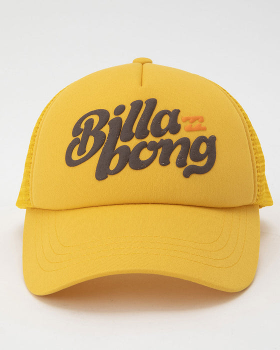 【OUTLET】BILLABONG キッズ TWILL TRUCKER メッシュキャップ 【2024年春夏モデル】