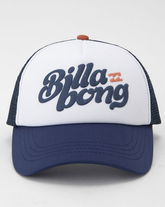 【OUTLET】BILLABONG キッズ TWILL TRUCKER メッシュキャップ 【2024年春夏モデル】