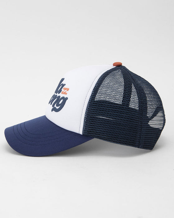 【OUTLET】BILLABONG キッズ TWILL TRUCKER メッシュキャップ 【2024年春夏モデル】