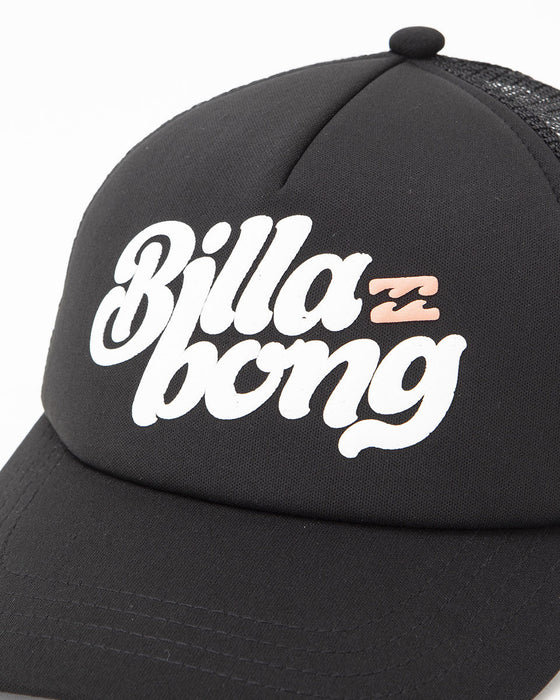【OUTLET】BILLABONG キッズ TWILL TRUCKER メッシュキャップ 【2024年春夏モデル】