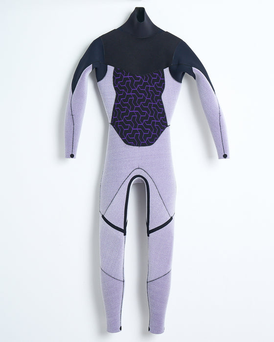 【OUTLET】BILLABONG メンズ "Gull light" Zipper System ALL RUBBER セミドライ ウェットスーツ 5/3mm BKW【2024年秋冬モデル】