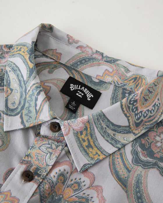 【OUTLET】BILLABONG メンズ SUNDAYS SS 半袖シャツ 【2024年夏モデル】