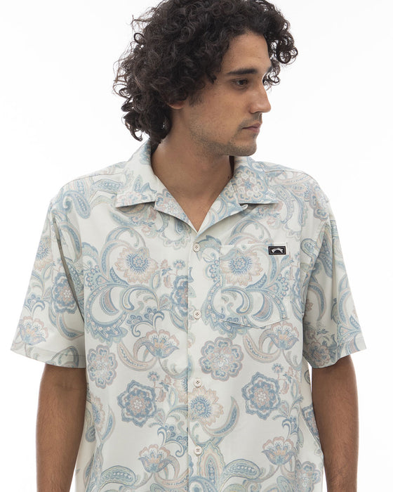 【OUTLET】BILLABONG メンズ 【FOR SAND AND WATER】 SUBMESIBLE SHIRTS 半袖シャツ 【2024年夏モデル】