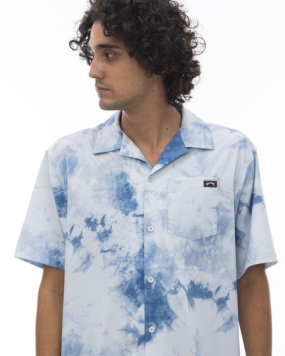 【OUTLET】BILLABONG メンズ 【FOR SAND AND WATER】 SUBMESIBLE SHIRTS 半袖シャツ 【2024年夏モデル】