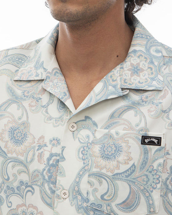 【OUTLET】BILLABONG メンズ 【FOR SAND AND WATER】 SUBMESIBLE SHIRTS 半袖シャツ 【2024年夏モデル】