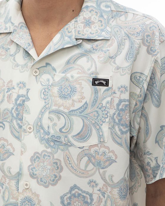 【OUTLET】BILLABONG メンズ 【FOR SAND AND WATER】 SUBMESIBLE SHIRTS 半袖シャツ 【2024年夏モデル】