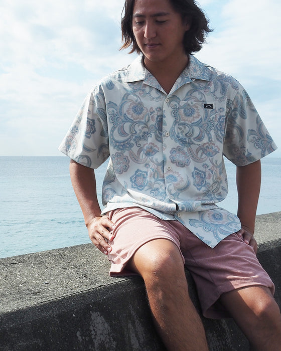 【OUTLET】BILLABONG メンズ 【FOR SAND AND WATER】 SUBMESIBLE SHIRTS 半袖シャツ 【2024年夏モデル】