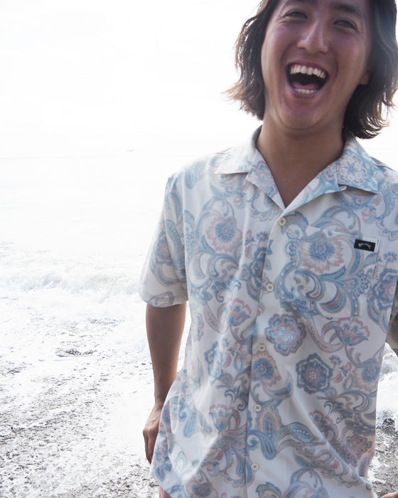 【OUTLET】BILLABONG メンズ 【FOR SAND AND WATER】 SUBMESIBLE SHIRTS 半袖シャツ 【2024年夏モデル】