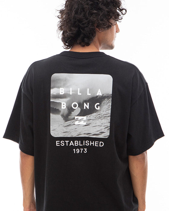 【OUTLET】BILLABONG メンズ BACK SQUARE Ｔシャツ 【2024年夏モデル】