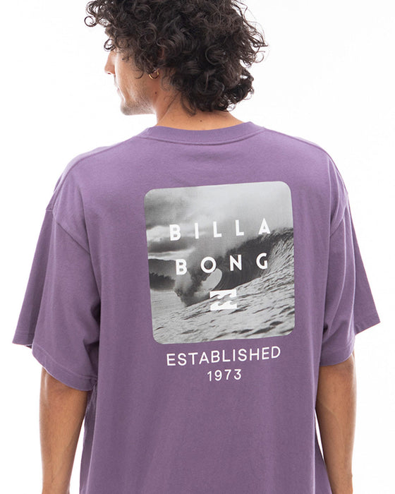 【SALE】BILLABONG メンズ BACK SQUARE Ｔシャツ 【2024年夏モデル】