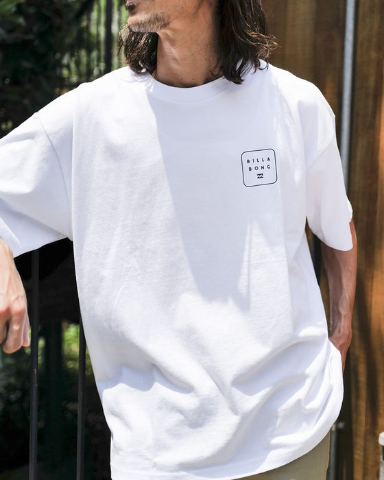 【SALE】BILLABONG メンズ BACK SQUARE Ｔシャツ 【2024年夏モデル】