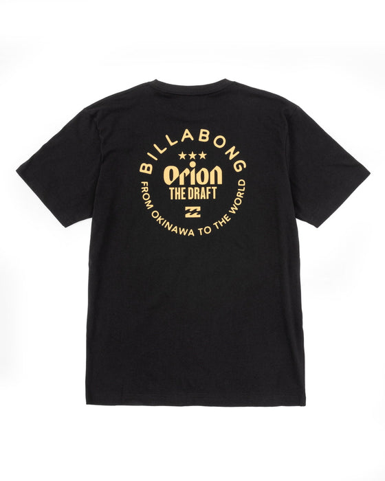【OUTLET】BILLABONG メンズ ORION BEER x BILLABONG COLLECTION ORION THE DRAFT TEE Ｔシャツ BLK 【2024年夏モデル】