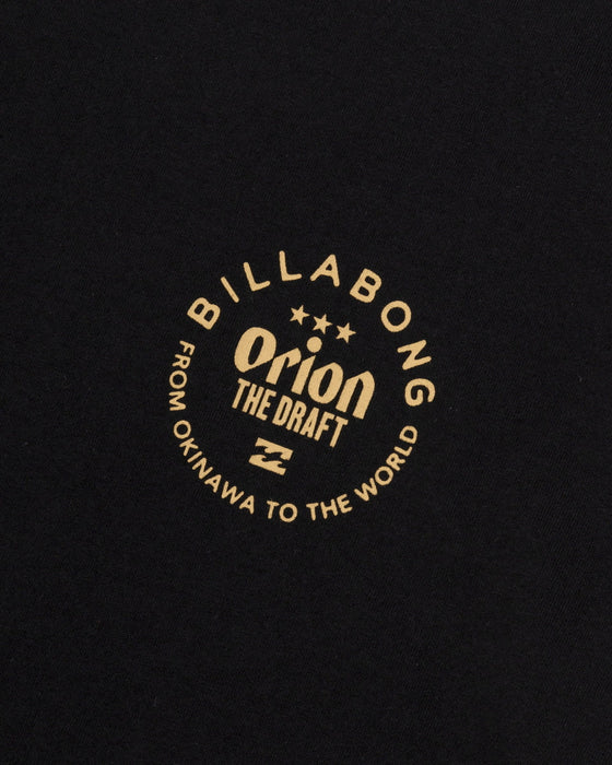 【OUTLET】BILLABONG メンズ ORION BEER x BILLABONG COLLECTION ORION THE DRAFT TEE Ｔシャツ BLK 【2024年夏モデル】