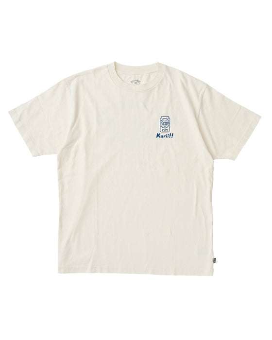 【OUTLET】BILLABONG メンズ ORION BEER x BILLABONG COLLECTION KARII TEE Tシャツ CRM 【2024年夏モデル】