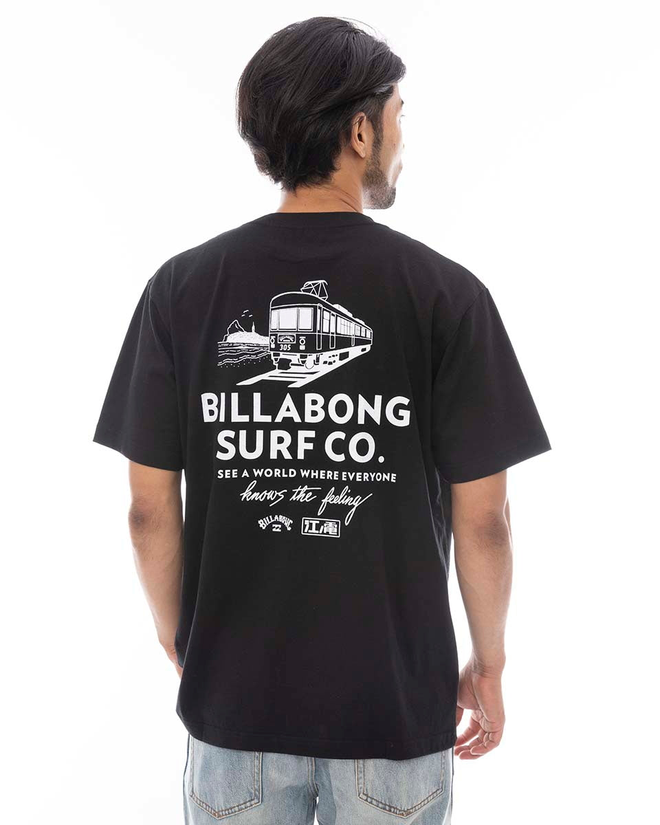 江ノ電×ビラボンコラボ 半袖シャツ BILLABONG メンズ 【江ノ電×BILLABONG】ENODEN BD SHIRTS 半袖シャツ