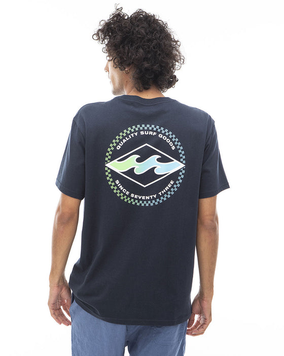 【OUTLET】BILLABONG メンズ ROTOR DIAMOND SS Ｔシャツ 【2024年夏モデル】
