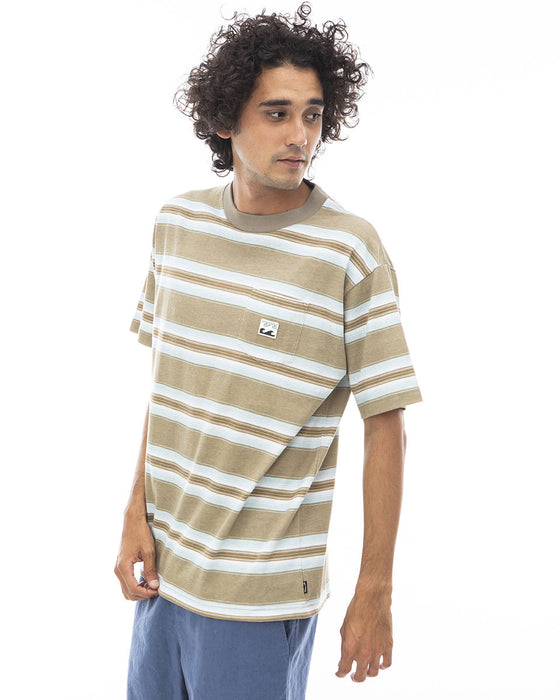 【SALE】BILLABONG メンズ VINTAGE STRIPE BOARDER Ｔシャツ 【2024年夏モデル】