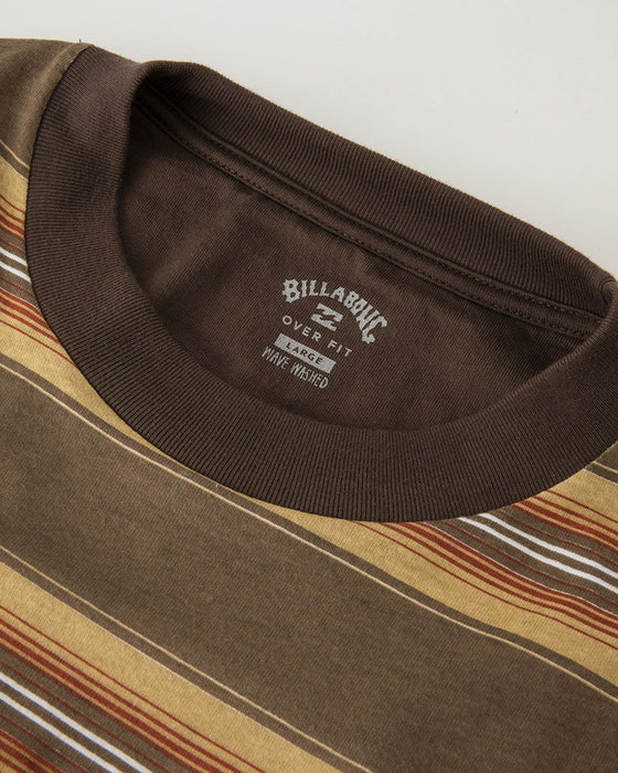 【SALE】BILLABONG メンズ VINTAGE STRIPE BOARDER Ｔシャツ 【2024年夏モデル】